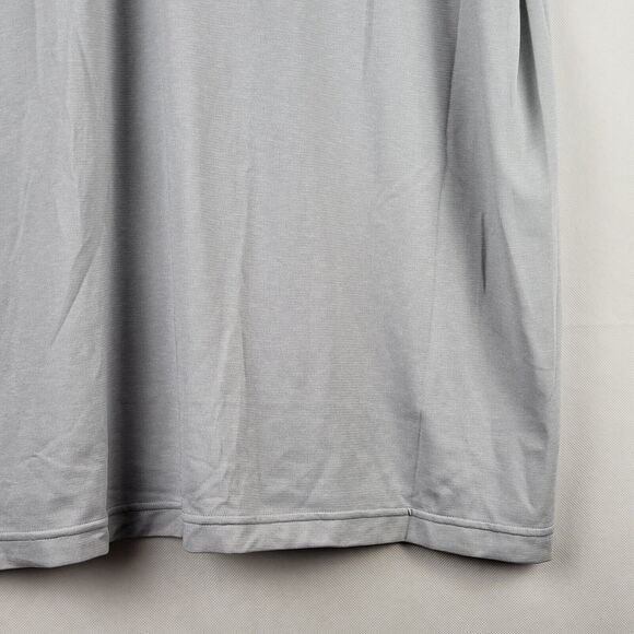 Under Armour Golf Polo Men 2XL Loose Fit Gray Textured Heat Gear Performance NWT - Picture 7 of 14